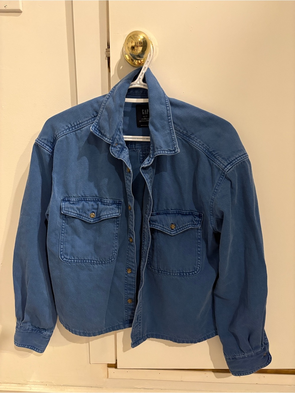 GAP The BIG Shirt Jacket Cropped